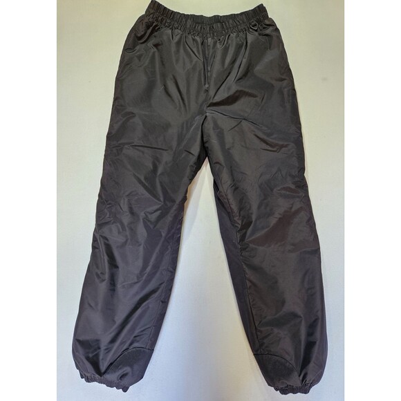Vintage Columbia Sportswear Snow Pants Mens Size Large Black Light Weight - Picture 1 of 8